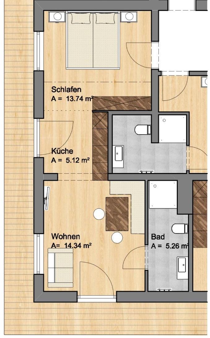 Appartement Schwaiger شيفو أم فيلدن كايزر الغرفة الصورة